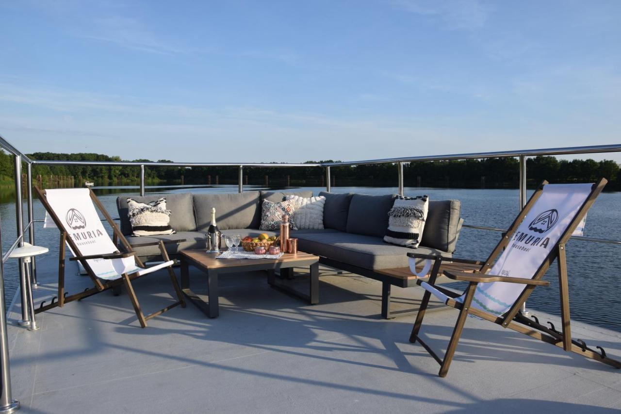 Lemuria Houseboat - Plywajacy Domek Na Wodzie Wrocław Kültér fotó